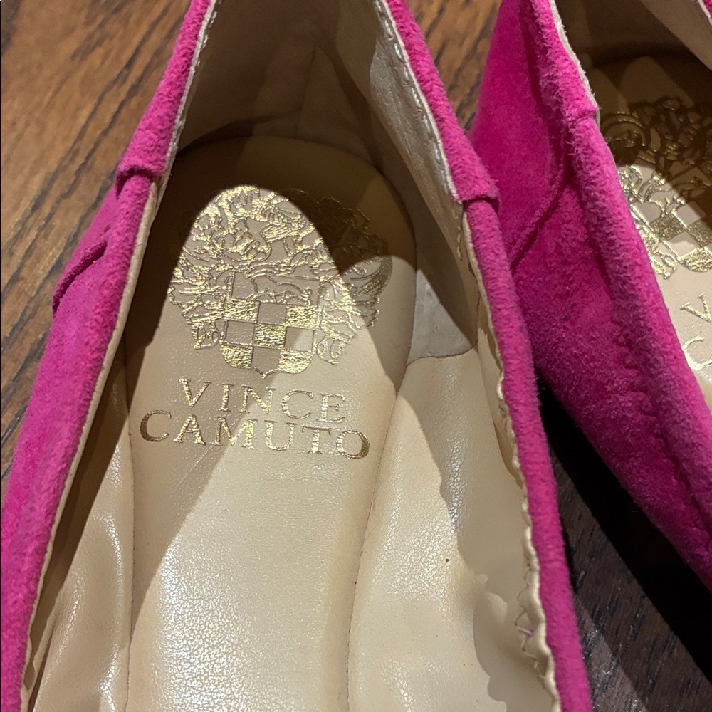 Vince Camuto Women's Pink Suede Flats - Picture 4 of 6